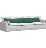 VidaXL Sofa Kussens 2 pcs Donkergroen 145 x 40 cm Katoen Stof