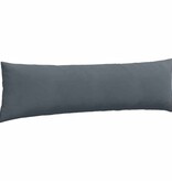 VidaXL Sofa Kussens 2 pcs Donkergrijs 145 x 40 cm Katoen Stof
