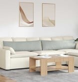 VidaXL Sofa Kussens 2 pcs Lichtgrijs 145 x 40 cm Katoen Stof