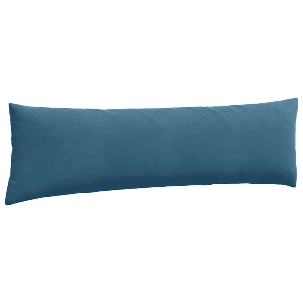 VidaXL Sofa Kussens 2 pcs Blauw 145 x 40 cm Katoen Stof