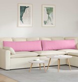 VidaXL Sofa Kussens 2 pcs Roze 145 x 40 cm Stof