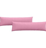 VidaXL Sofa Kussens 2 pcs Roze 145 x 40 cm Stof