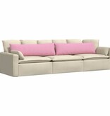 VidaXL Sofa Kussens 2 pcs Roze 145 x 40 cm Stof