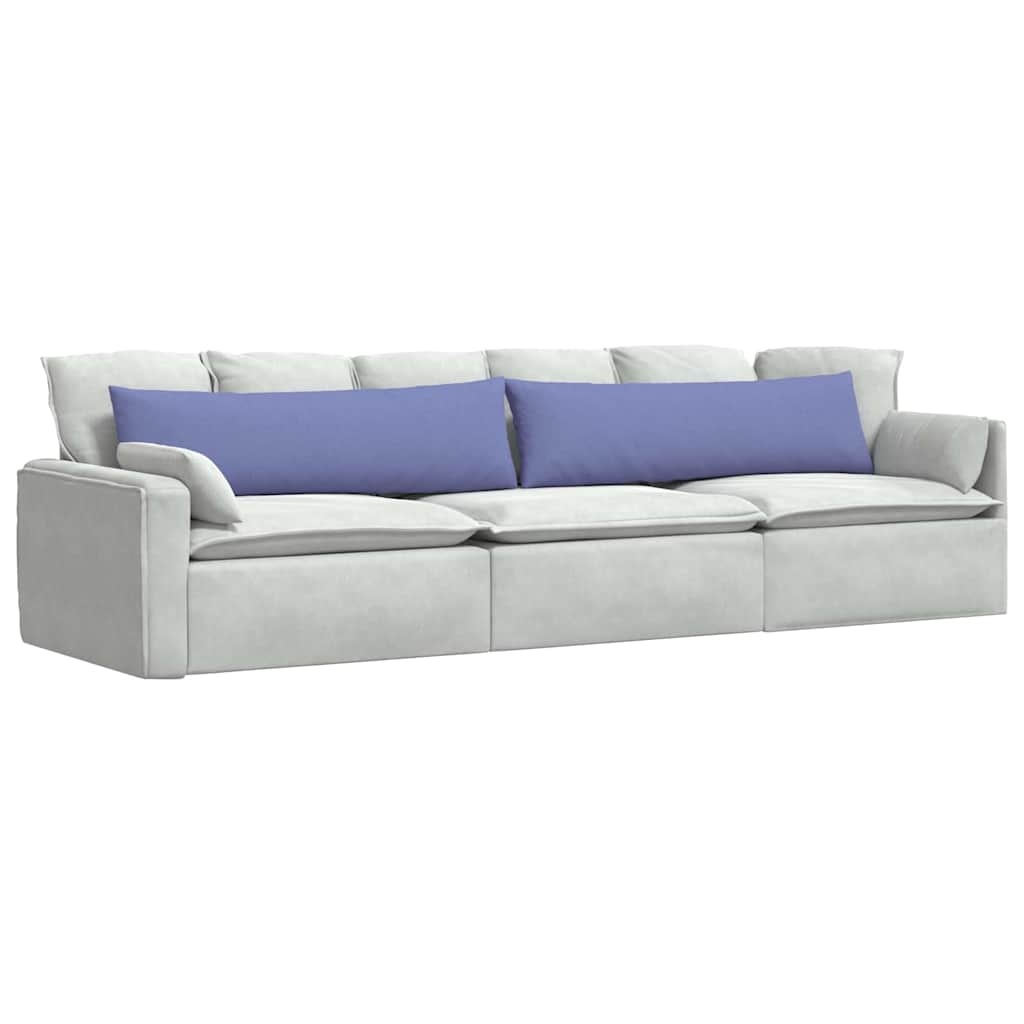 VidaXL Sofa Kussens 2 pcs Blauw 145 x 40 cm Stof