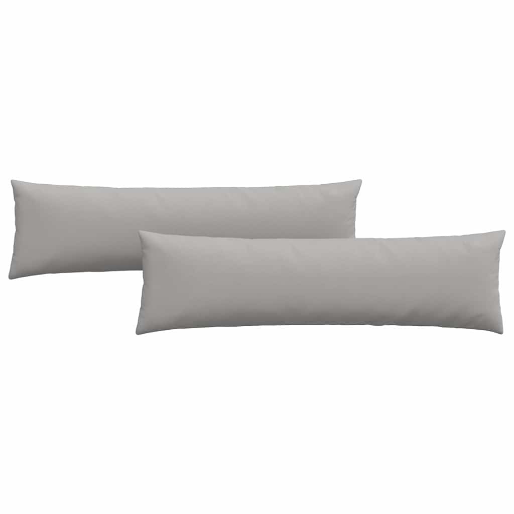 VidaXL Sofa Kussens 2 pcs Grijs 145 x 40 cm Stof