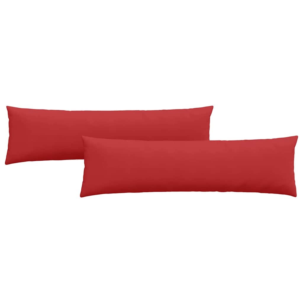 VidaXL Sofa Kussens 2 pcs Rood 145 x 40 cm Stof