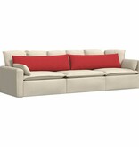 VidaXL Sofa Kussens 2 pcs Rood 145 x 40 cm Stof