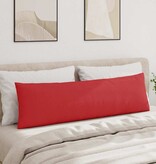 VidaXL Sofa Kussens 2 pcs Rood 145 x 40 cm Stof