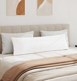 VidaXL Sofa Kussens 2 pcs Wit 145 x 40 cm Stof