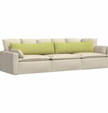 VidaXL Sofa Kussens 2 pcs Lichtgroen 145 x 40 cm Stof