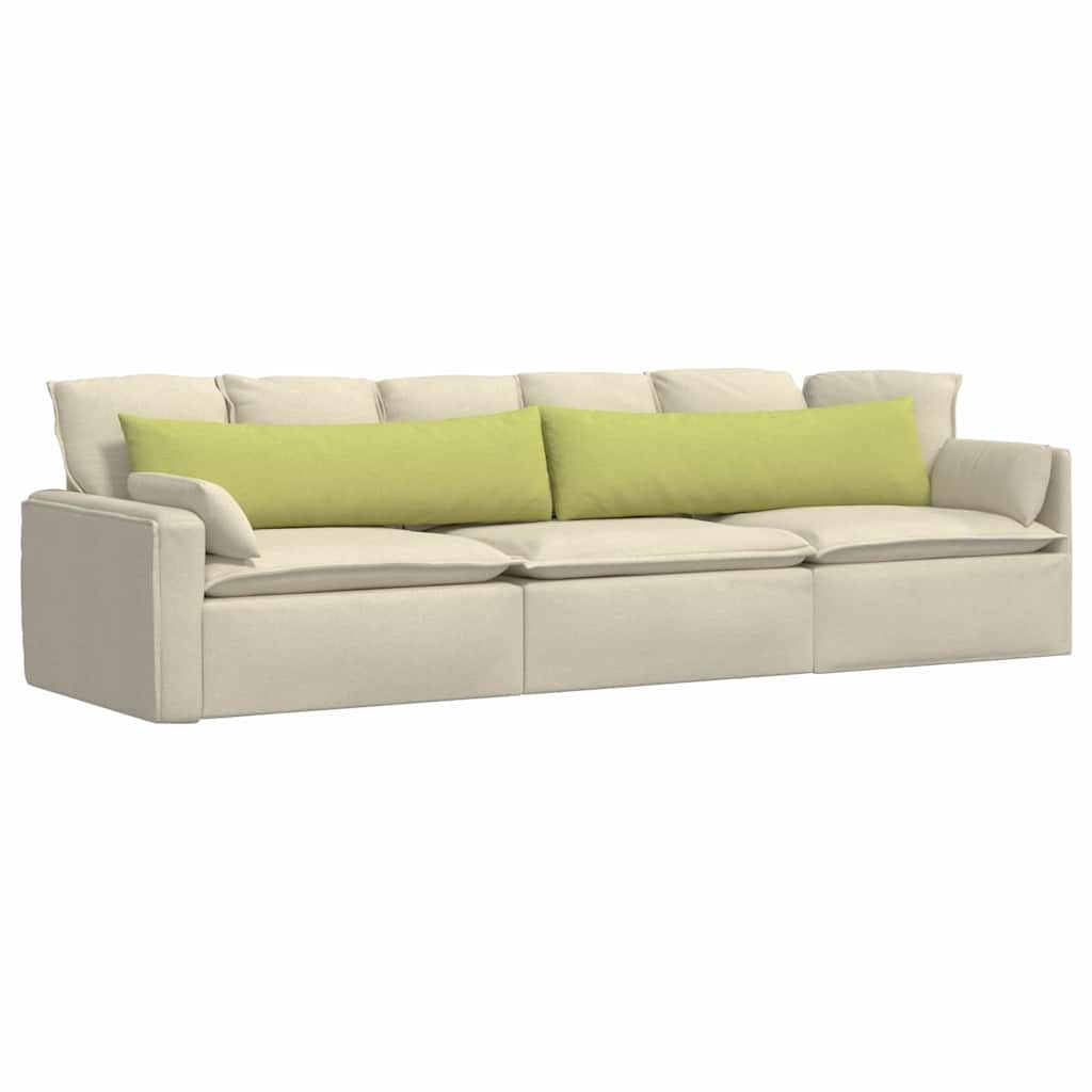 VidaXL Sofa Kussens 2 pcs Lichtgroen 145 x 40 cm Stof