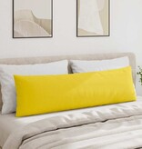 VidaXL Sofa Kussens 2 pcs Lichtgeel 145 x 40 cm Stof