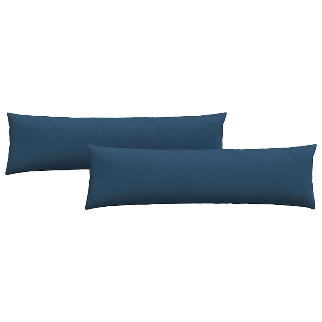 VidaXL Sofa Kussens 2 pcs Blauw 145 x 40 cm Stof