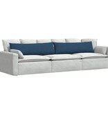 VidaXL Sofa Kussens 2 pcs Blauw 145 x 40 cm Stof