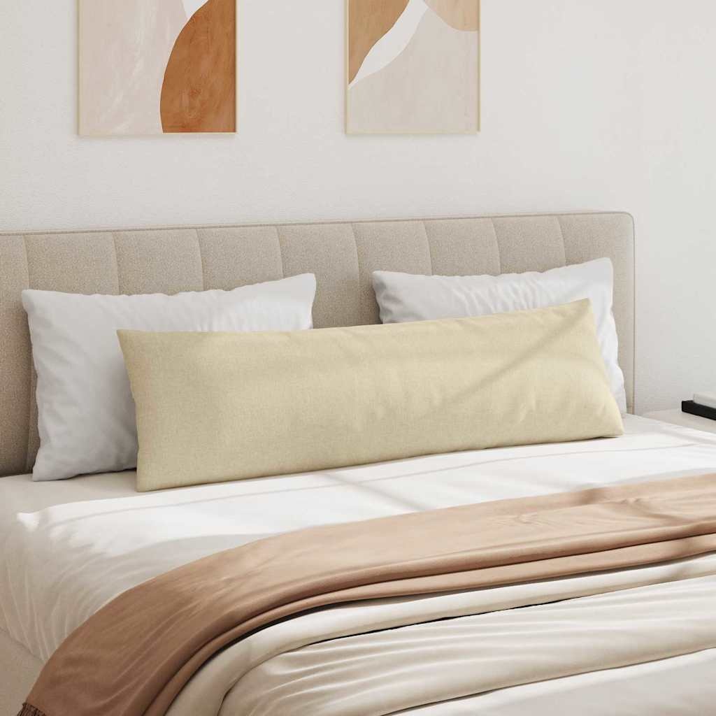 VidaXL Sofa Kussens 2 pcs Crème 145 x 40 cm Stof