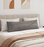 VidaXL Sofa Kussens 2 pcs Taupe 145 x 40 cm Stof