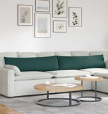 VidaXL Sofa Kussens 2 pcs Donkergroen 145 x 40 cm Stof