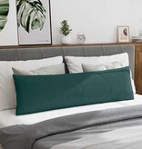 VidaXL Sofa Kussens 2 pcs Donkergroen 145 x 40 cm Stof