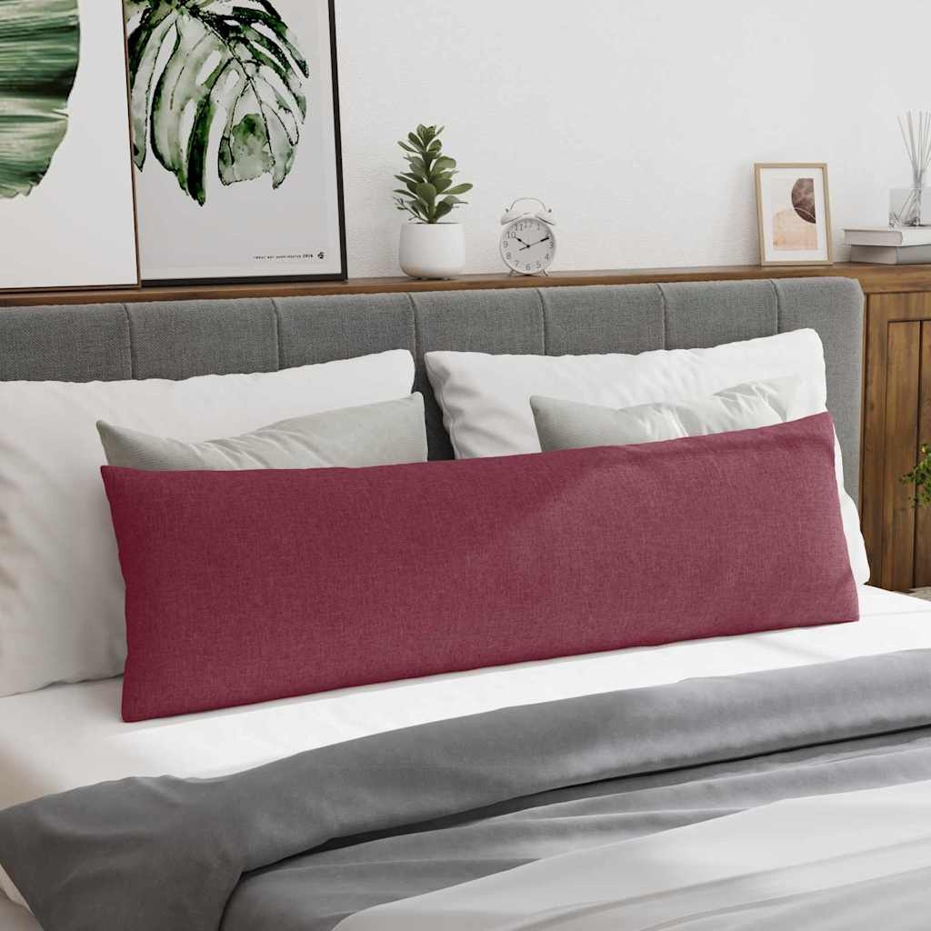 VidaXL Sofa Kussens 2 pcs Wijnrood 145 x 40 cm Stof