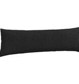 VidaXL Sofa Kussens 2 pcs Zwart 145 x 40 cm Stof