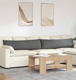 VidaXL Sofa Kussens 2 pcs Donkergrijs 145 x 40 cm Stof