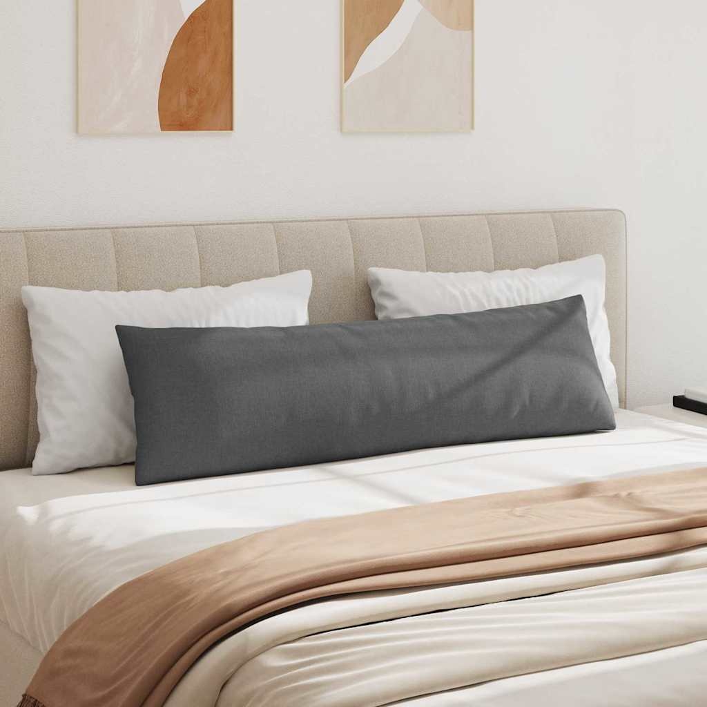 VidaXL Sofa Kussens 2 pcs Donkergrijs 145 x 40 cm Stof