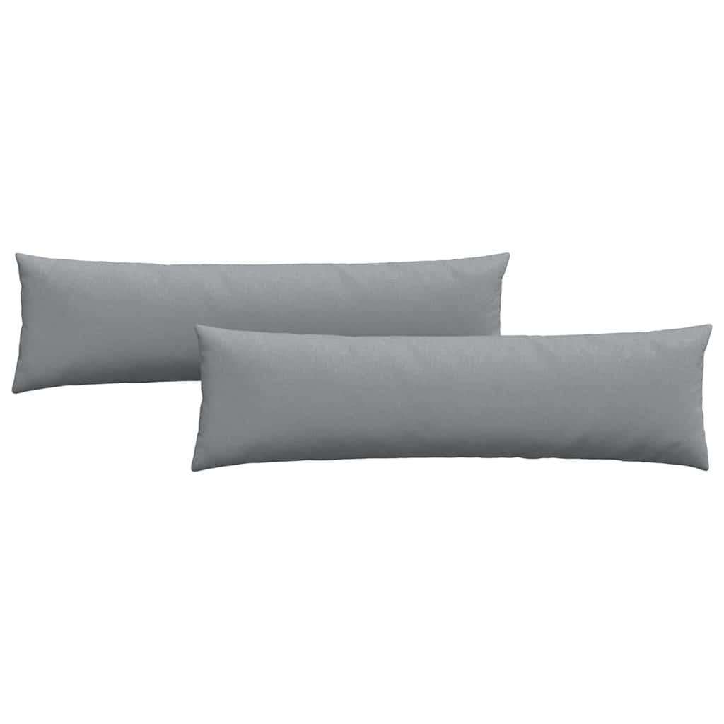 VidaXL Sofa Kussens 2 pcs Lichtgrijs 145 x 40 cm Stof