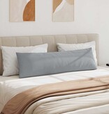 VidaXL Sofa Kussens 2 pcs Lichtgrijs 145 x 40 cm Stof