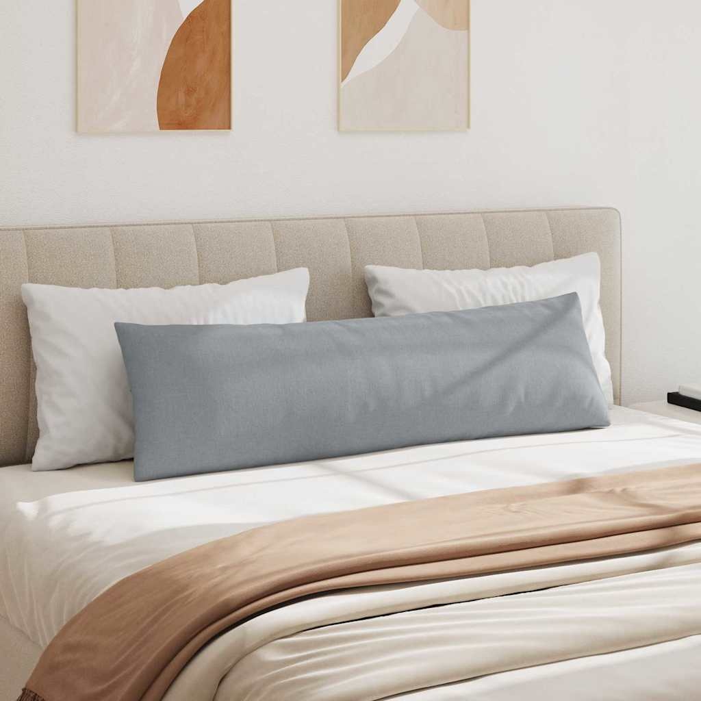 VidaXL Sofa Kussens 2 pcs Lichtgrijs 145 x 40 cm Stof