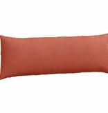 VidaXL Sofa Kussens 2 pcs Rood-oranje 120 x 40 cm Katoen Stof