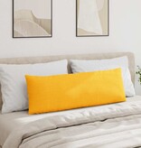 VidaXL Sofa Kussens 2 pcs Lichtgeel 120 x 40 cm Katoen Stof