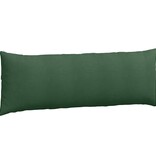 VidaXL Sofa Kussens 2 pcs Donkergroen 120 x 40 cm Katoen Stof