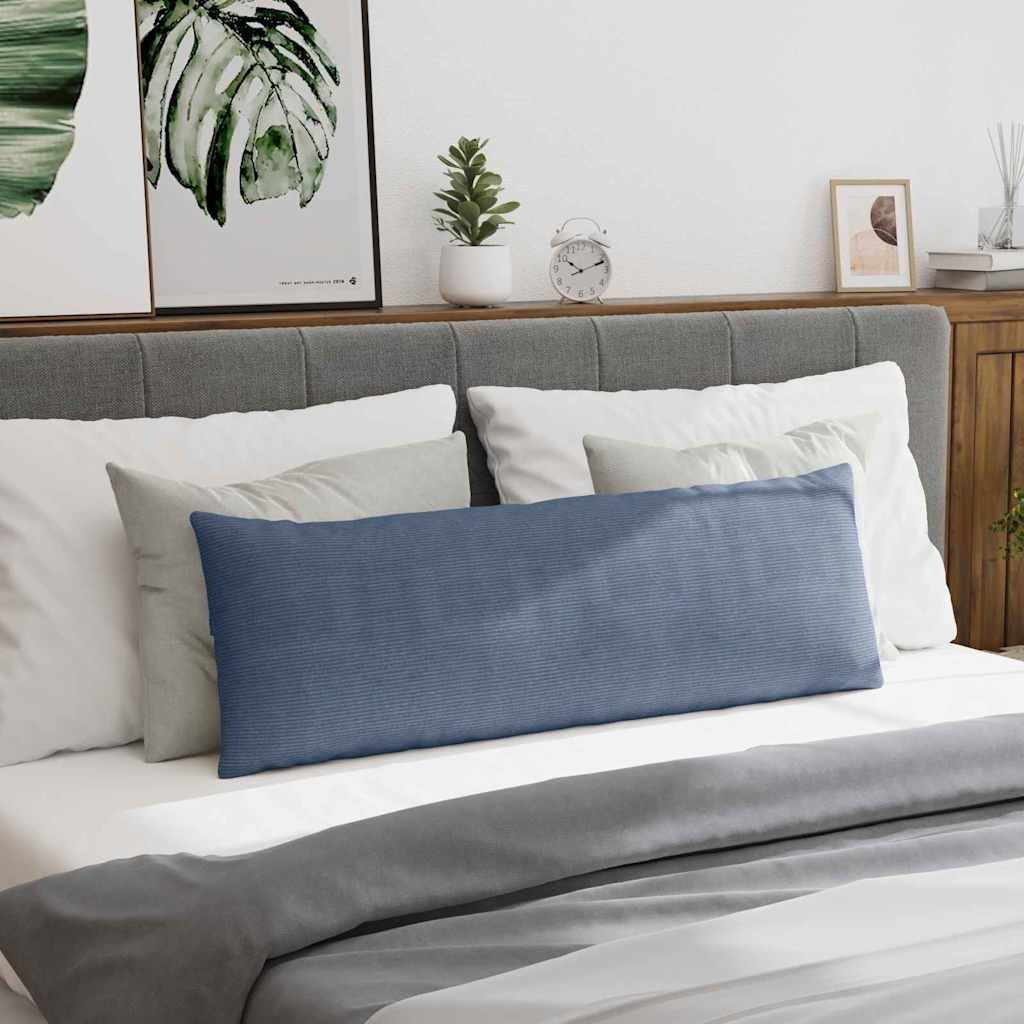 VidaXL Sofa Kussens 2 pcs Blauw 120 x 40 cm Katoen Stof