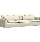 VidaXL Sofa Kussens 2 pcs Crème 120 x 40 cm Katoen Stof