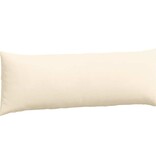 VidaXL Sofa Kussens 2 pcs Crème 120 x 40 cm Katoen Stof