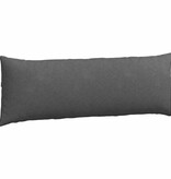 VidaXL Sofa Kussens 2 pcs Donkergrijs 120 x 40 cm Katoen Stof