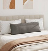 VidaXL Sofa Kussens 2 pcs Lichtgrijs 120 x 40 cm Katoen Stof