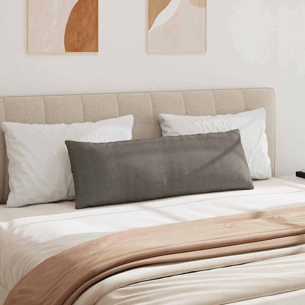 VidaXL Sofa Kussens 2 pcs Lichtgrijs 120 x 40 cm Katoen Stof