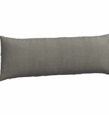 VidaXL Sofa Kussens 2 pcs Lichtgrijs 120 x 40 cm Katoen Stof