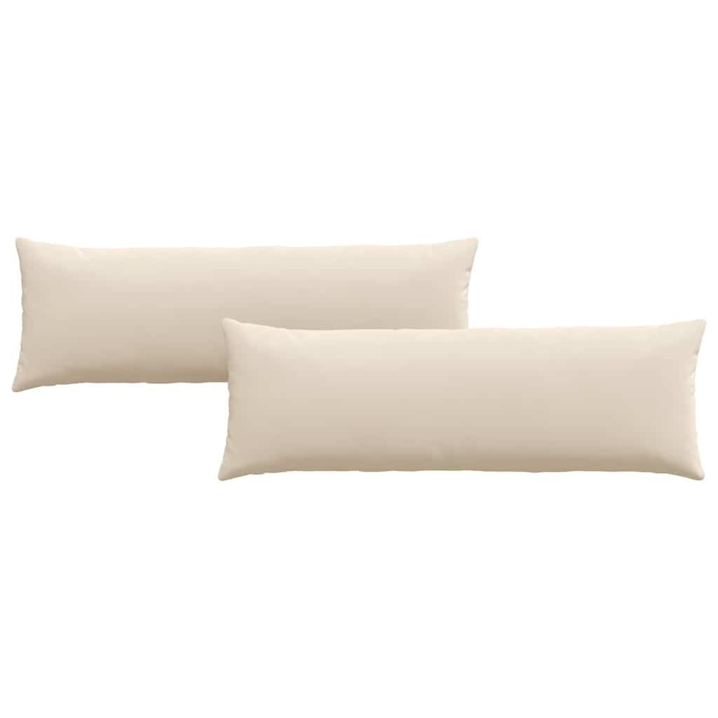 VidaXL Sofa Kussens 2 pcs Beige 120 x 40 cm Stof