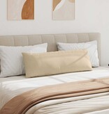 VidaXL Sofa Kussens 2 pcs Crème 120 x 40 cm Stof