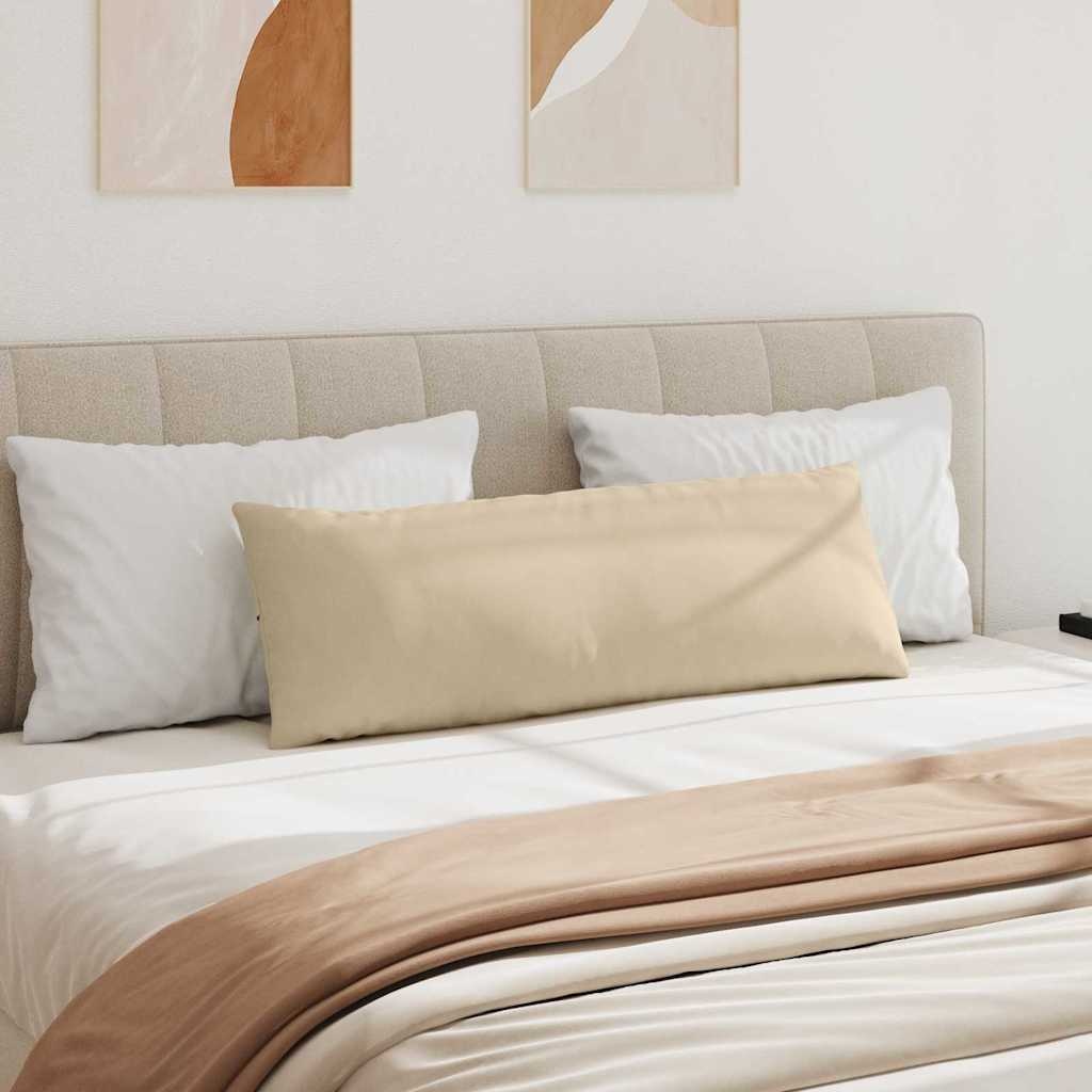 VidaXL Sofa Kussens 2 pcs Crème 120 x 40 cm Stof