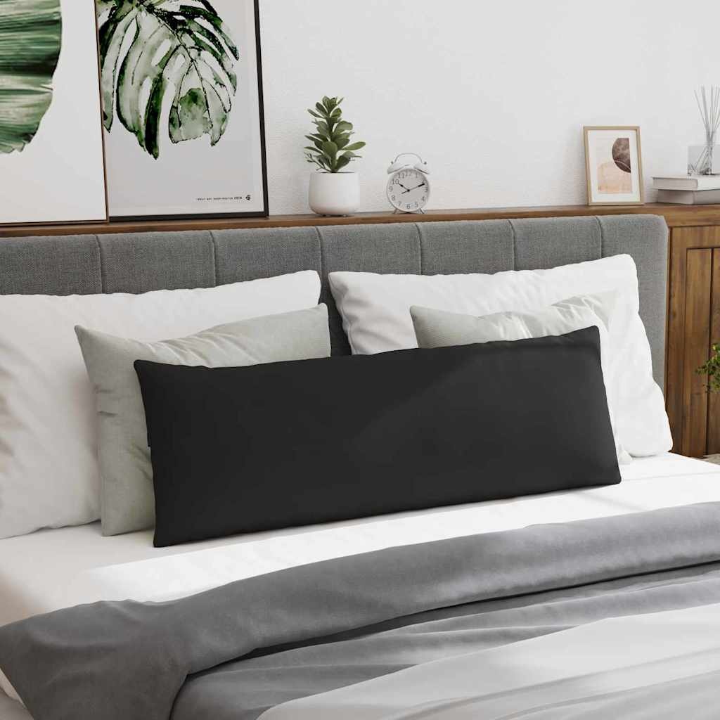 VidaXL Sofa Kussens 2 pcs Zwart 120 x 40 cm Stof