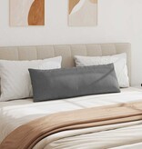 VidaXL Sofa Kussens 2 pcs Donkergrijs 120 x 40 cm Stof