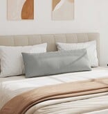 VidaXL Sofa Kussens 2 pcs Lichtgrijs 120 x 40 cm Stof