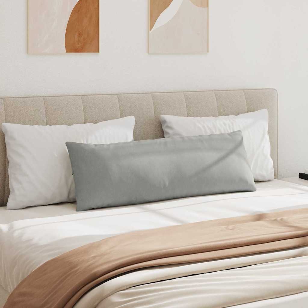 VidaXL Sofa Kussens 2 pcs Lichtgrijs 120 x 40 cm Stof