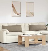 VidaXL Sofa Kussens 2 pcs Taupe 120 x 40 cm Stof