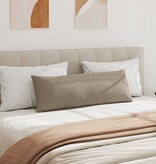 VidaXL Sofa Kussens 2 pcs Taupe 120 x 40 cm Stof