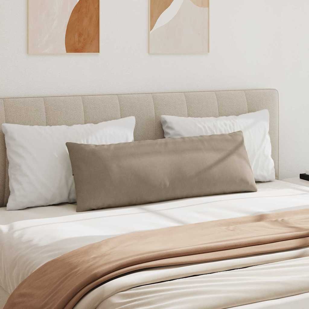 VidaXL Sofa Kussens 2 pcs Taupe 120 x 40 cm Stof