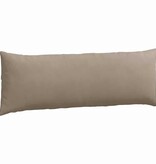 VidaXL Sofa Kussens 2 pcs Taupe 120 x 40 cm Stof